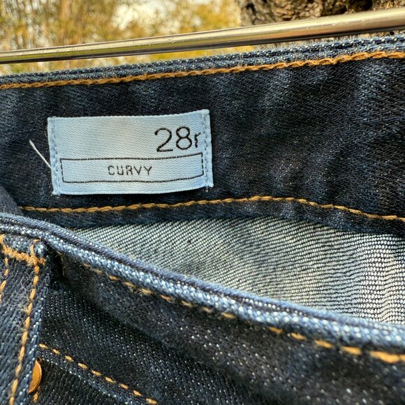 Gap 1969 perfect boot cut 28 Curvy dark wash jeans - Picture 3 of 4